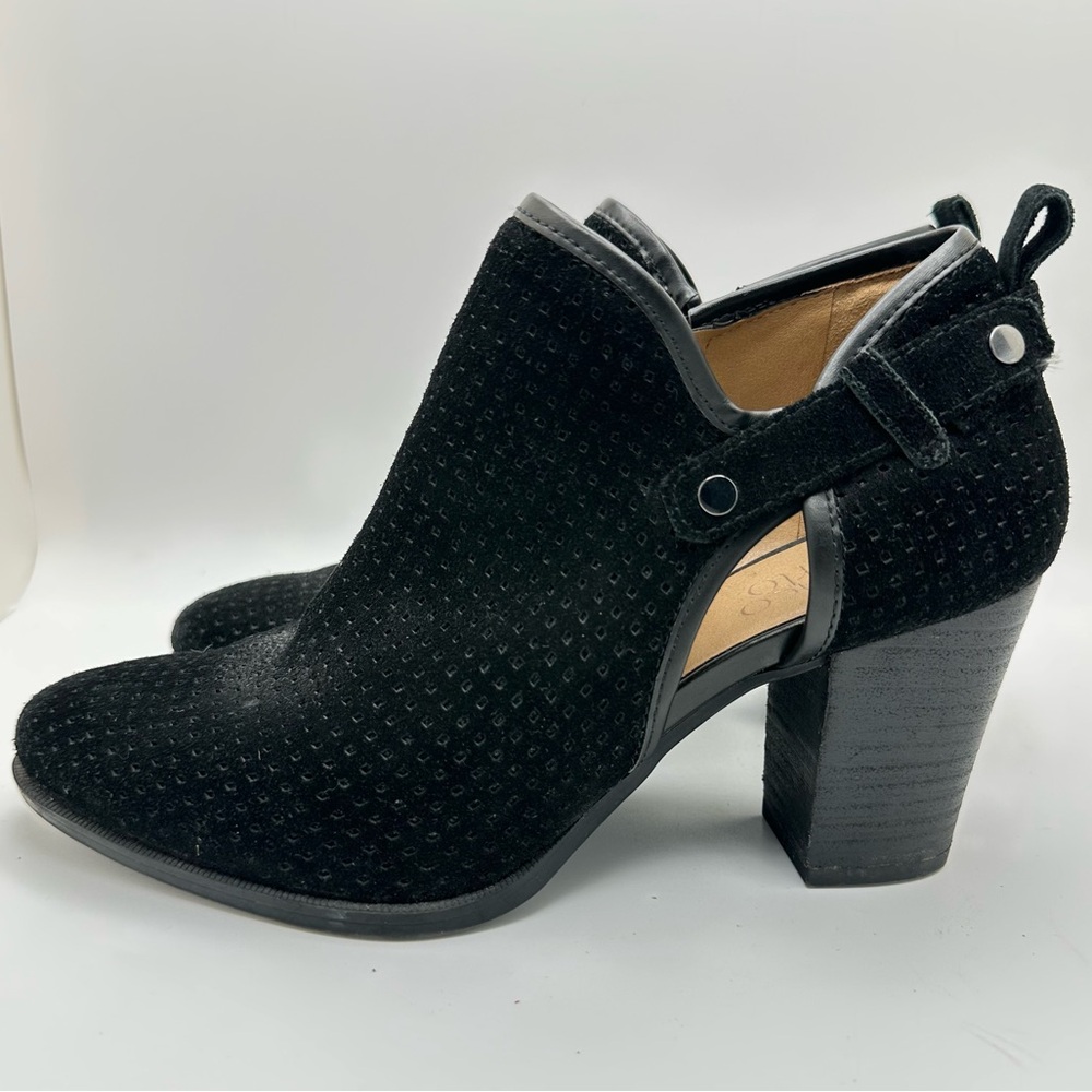 FRANCO SARTO Dakota Perforated Black Sz 8.5 - Picture 6 of 11